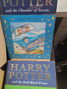 HARRY POTTER. paperbacks x 6 editions 