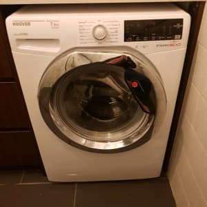 hoover 7.5 kg front load washing machine dxoa175ah1 aus