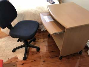 Study Desk and Swivel chair