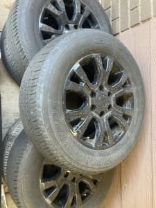 Tyres and mags for a ford ranger 