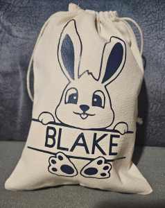 Personalised Easter hunt bags