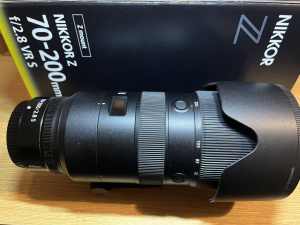 Nikon Z 70-200 f2.8 VR S Lens