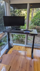 Adjustable electric sit/stand desk