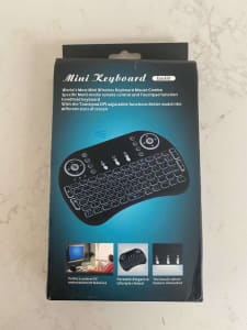 Mini Wireless Remote Keyboard with Touchpad & rechargeable battery