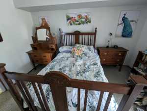 Silky Oak Bedroom suite 
