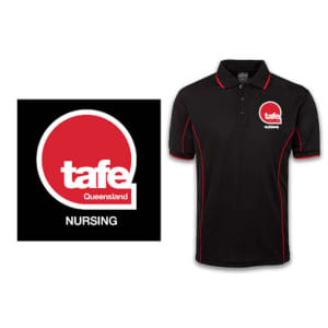 Tafe Qld Mens Large Nursing Polo shirt