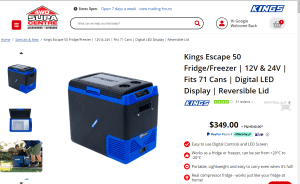 Kings Escape 50 Fridge/Freezer
