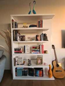 Bookshelf - modern, white