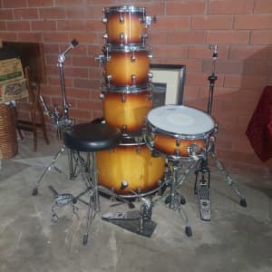 Percussion Plus 5 pce Drum Kit