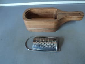 Vintage Ekco USA Stainless Steel Cheese Grater Shredder Slicer