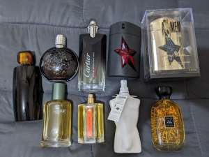 Mens Fragrances. New and partial bottles Available