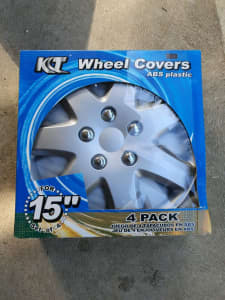 KT wheel covers 15" ABS plastic 4 pack