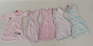 Sleeping bags x 5 bundle (Size Medium 6-8.5kg)