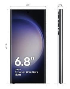 Samsung S23 Ultra black 256gb