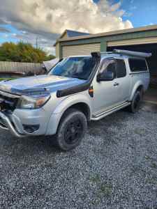 2009 FORD RANGER XL (4x4) 5 SP MANUAL SUPER CAB CHASSIS, 4 seats PK