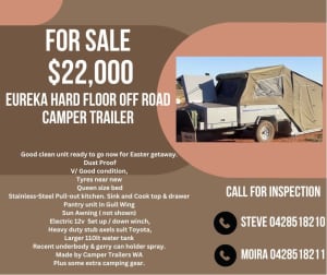 Eureka Series 2 - Hard Floor Off-Road Camper Trailer