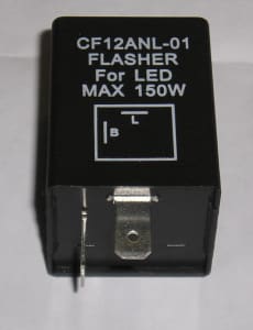 Electronic Flasher/Blinker relay, 3-pin or 2-pin