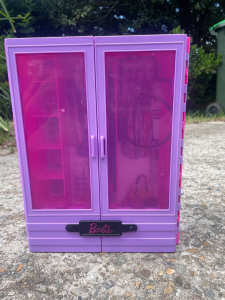 Barbie wardrobe for clothes and accessories