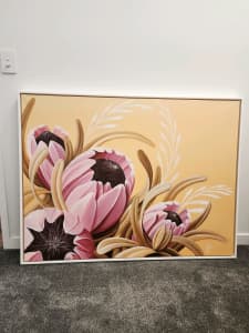 Floral artwork painting
