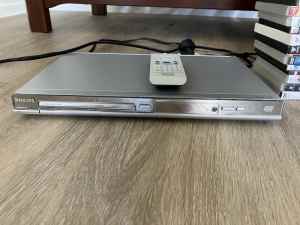 DVD player plus DVDs (approx 50)
