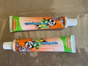 Pet toothpaste for dog or cat, Triple-Pet, Vanilla mint flavour