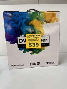 Teac DVD Player (New In Box - With Remote and Manual)