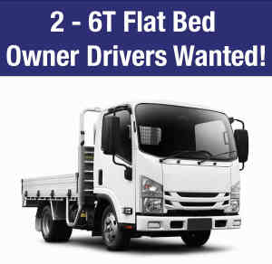 2-6T Flat Bed Truck Owner-Drivers Required!