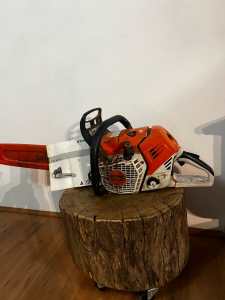 Sthil ms500i fuel injected chainsaw