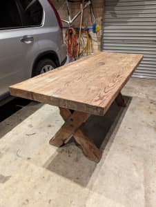 1972 Hammerly Recycled Australian Timber Table