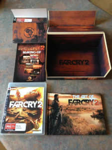 Playstation3 PS3 Far Cry 2 Collector's Edition Wood Box Set $80