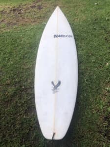 Warner surfboard 6’0 custom made