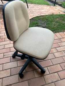 Office chair, cream