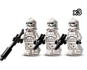 LEGO 75372 Star Wars Regular Clone Trooper x3 & Speeder (Bag 1)