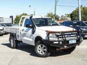2013 Ford Ranger PX XL White 6 Speed Sports Automatic Cab Chassis