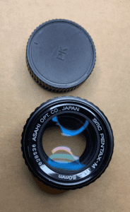 Pentax 50mm 1.4 K Lens