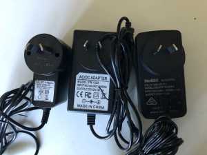 3 x 12 volt DC Power Supplies Adapters