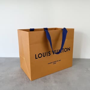 Authentic LOUIS VUITTON Large Collector Shopping Bag Orange