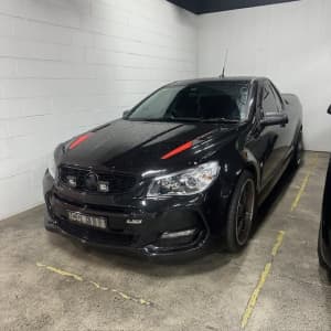 2016 HOLDEN UTE SS BLACK EDITION 6 SP AUTOMATIC UTILITY
