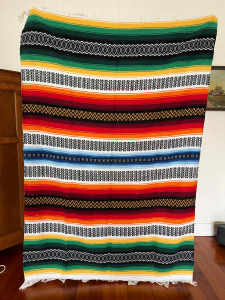 Colourful Mexican Blanket/Rug