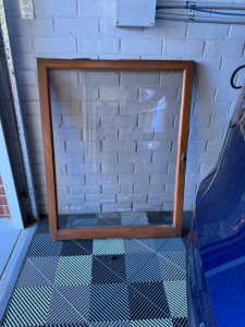 Wooden window frames