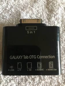 GALAXY Tab OTG Connection USB TF M2 SD MMC MS Duo 5in1
