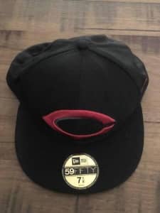 New Era Cincinnati Reds 5950 Fitted Hat Size 7 1/8 new