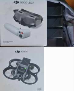 DJI Avata Drone, Motion Controller, Goggles 2