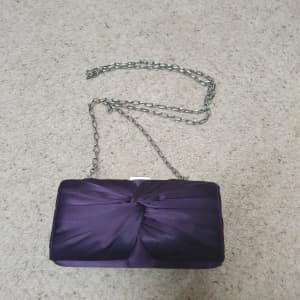 Brand new David Lawrence purple clutch/purse