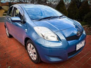 2009 Toyota Yaris NCP91R 08 Upgrade YRS Blue 4 Speed Automatic Hatchback