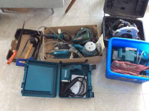 Range of Electric and Hand tools all in good working condition
