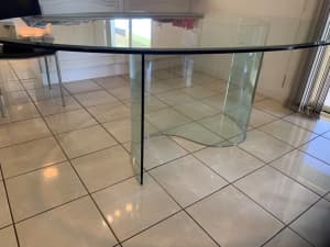 Large Oval Shaped Dining Table