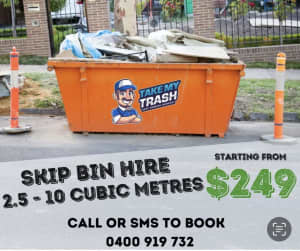 Skip bin hire / rubbish removal 