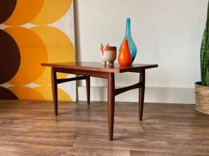 Genuine Parker Furniture Mid Century Teak Timber Coffee Side Table