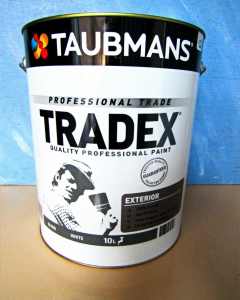 TAUBMANS TRADEX PROFESSIONAL PAINT GLOSS WHITE 10L NEW UNOPEND